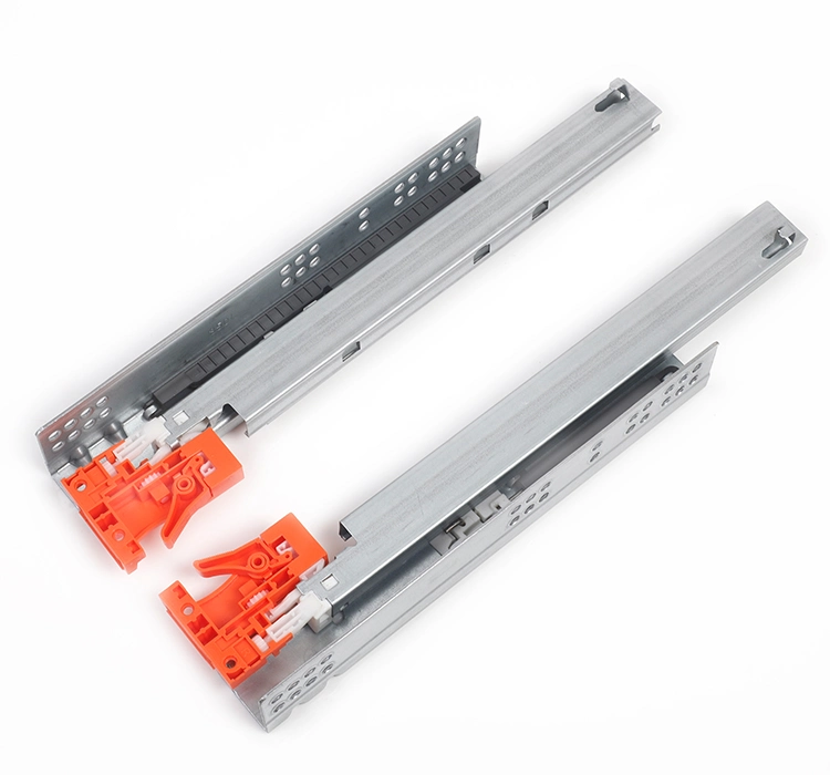 Concealed Bottom Mount Drawer Slide with Plastic Handle