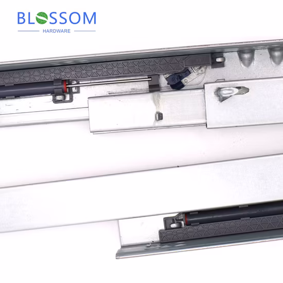 High Quality Euro Style Furniture Accessories Heavy Duty Channel Undermounting Telescopic Runner Soft Close Concealed Undermount Drawer Slide